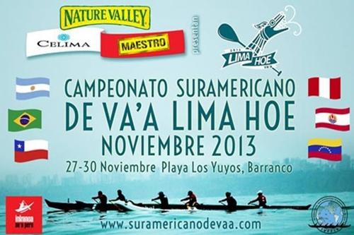 Evento reúne canoístas de cinco países de 27 a 30 de novembro no Distrito de Barranco, em Lima / Foto: Divulgação